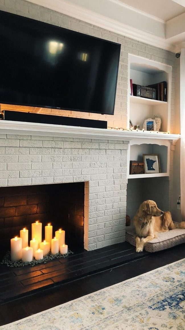 Farmhouse Mantel Decor With Vintage Frames