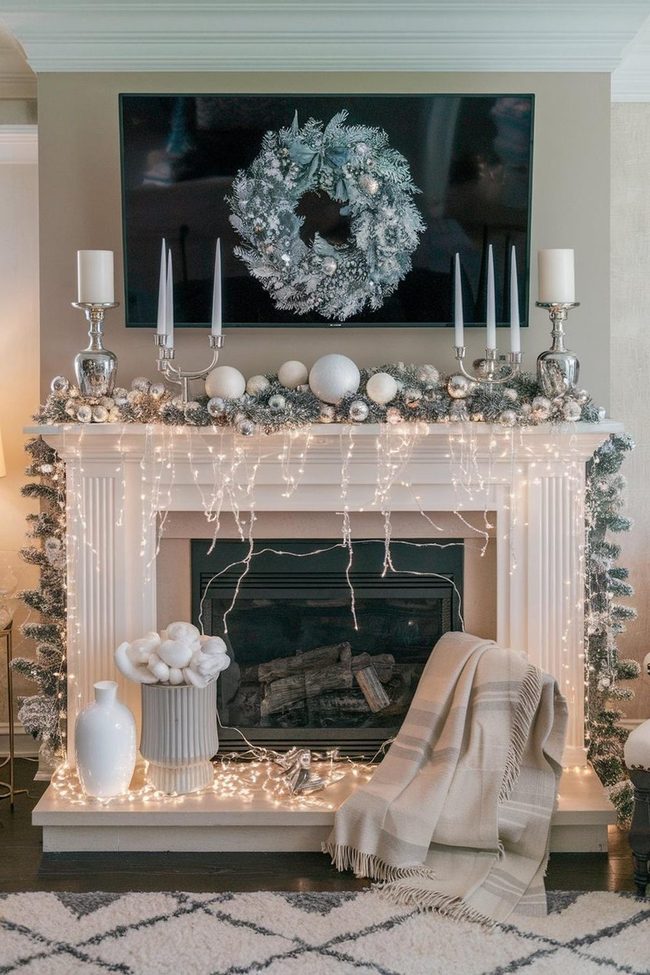 Winter Whites and Silver Sparkle