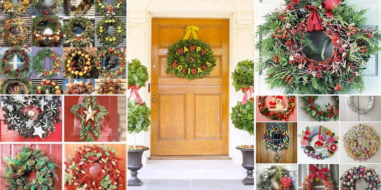 7852333 Christmas Door Wreath Ideas