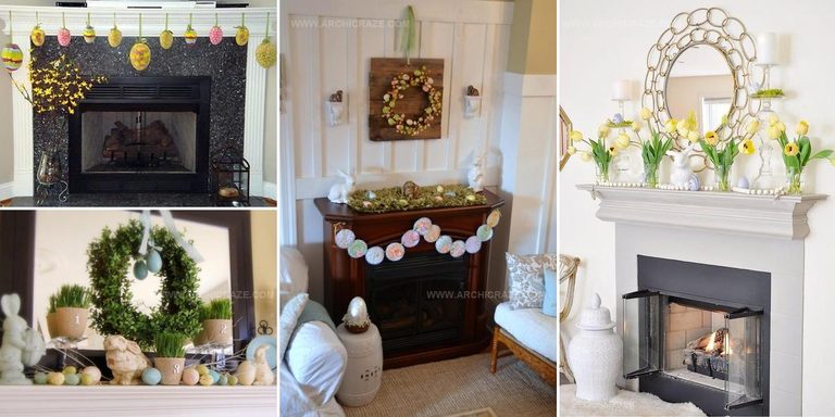 2285693 Easter Mantel Decorating Ideas