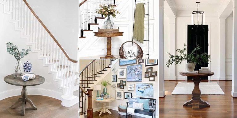 7476455 Entryway Round Table Ideas