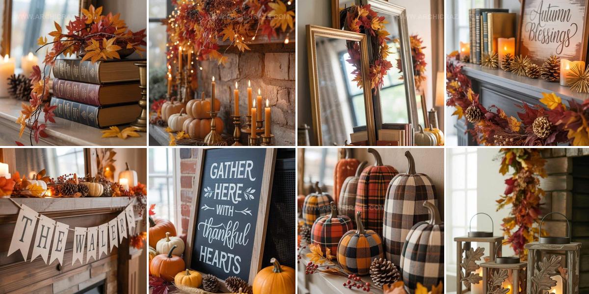 9893036 Best Fall Mantle Decor Ideas