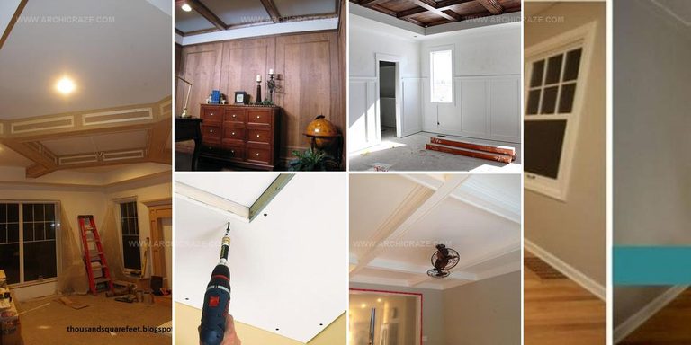 2372311 DIY Coffered Ceiling Projects