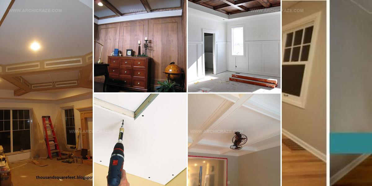 2372311 DIY Coffered Ceiling Projects