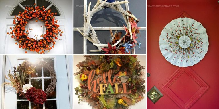 6949577 Fall Door Wreath Ideas