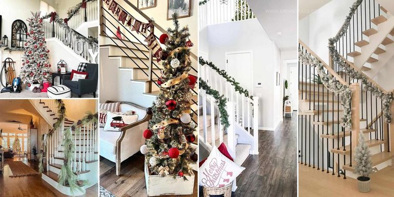 9629423 Christmas Staircase Decoration Ideas