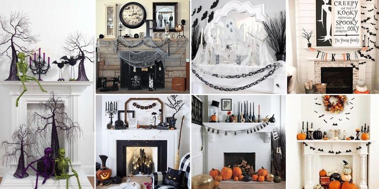 1692108 Halloween Mantel Ideas