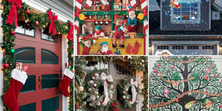 2462571 Stunning Garage Door Christmas Decorations Ideas