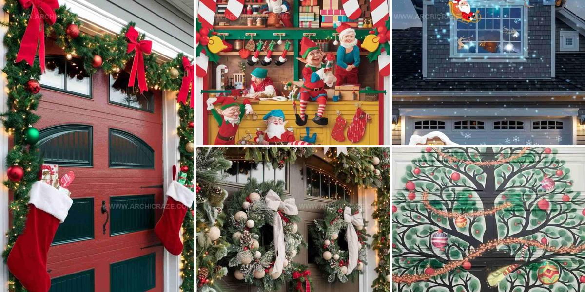 2462571 Stunning Garage Door Christmas Decorations Ideas