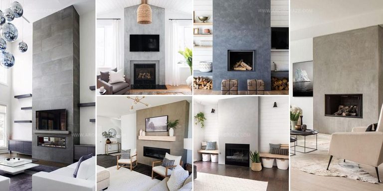 1805800 Concrete Fireplace Ideas