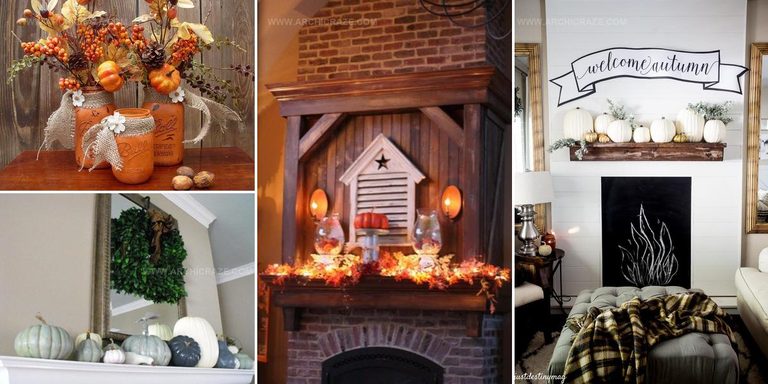 9304347 Fall Mantel Decor Concepts