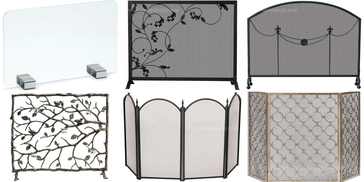 8278771 Contemporary Fireplace Screen Ideas