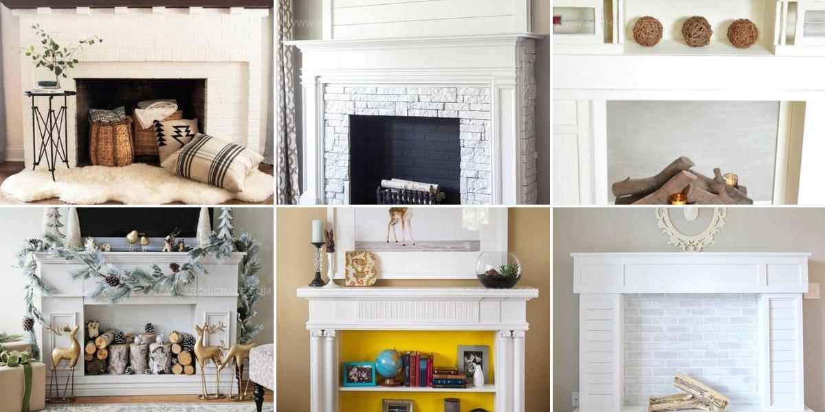 5749757 Faux Fireplace And Mantel Decor Ideas