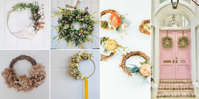7050944 Airy Spring Wreath Ideas