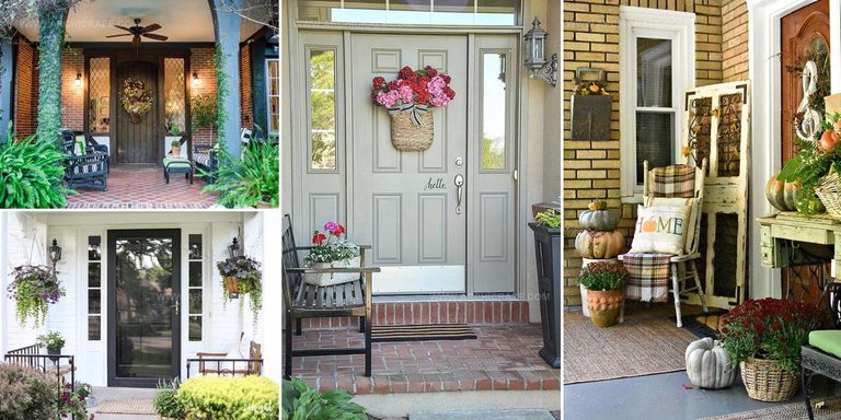 9812498 Front Door Decor Ideas With Plants