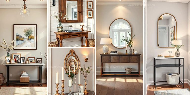 2156689 Romantic Entryway Table Decor Ideas