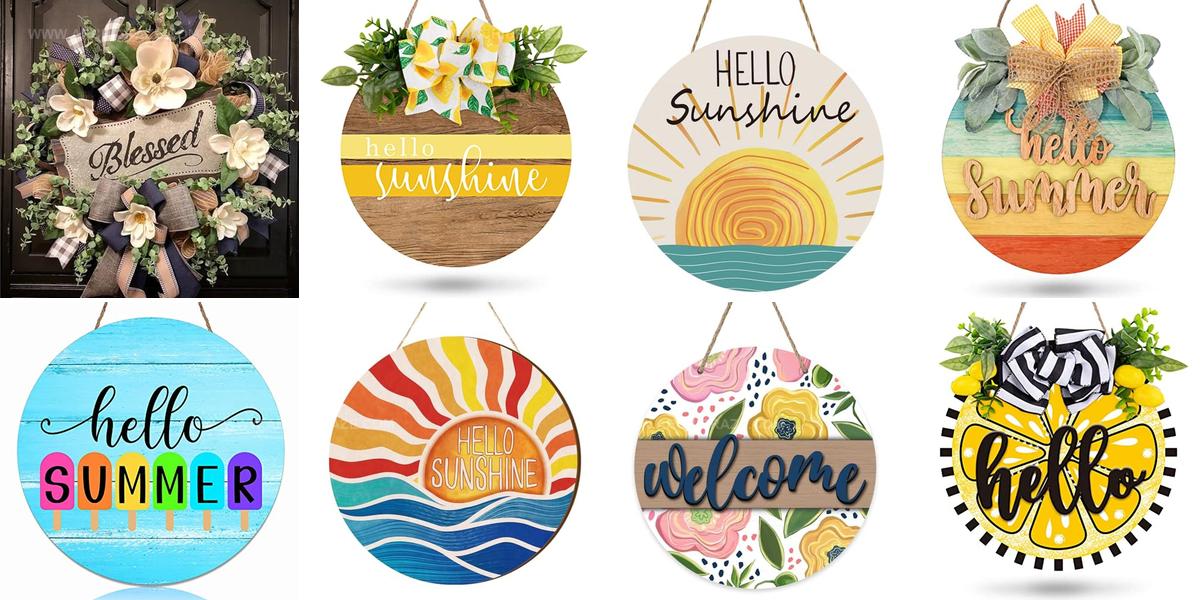 8468090 Best Summer Door Hanger Ideas