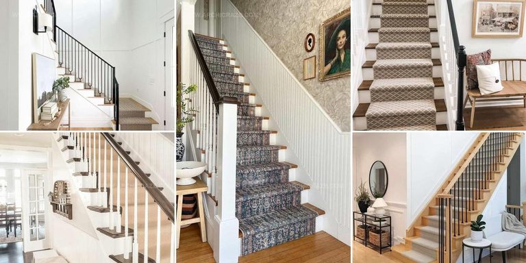5788071 Wood Stair Carpet Runner Ideas