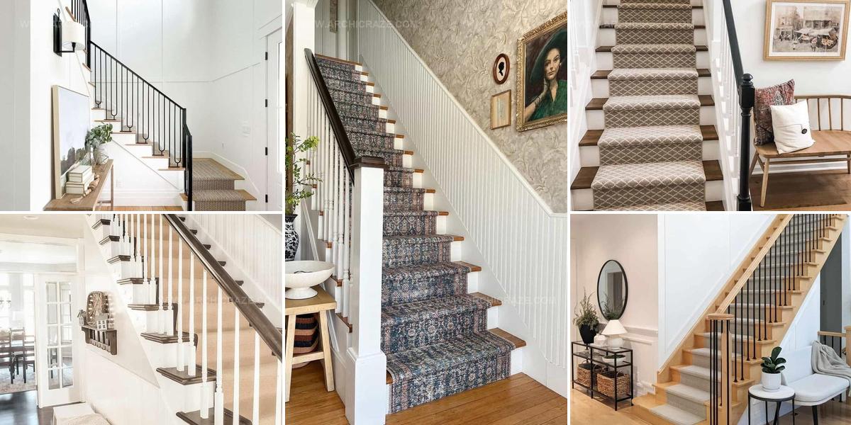 5788071 Wood Stair Carpet Runner Ideas
