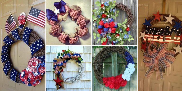 5412886 Fourth Of July Door Wreath Ideas