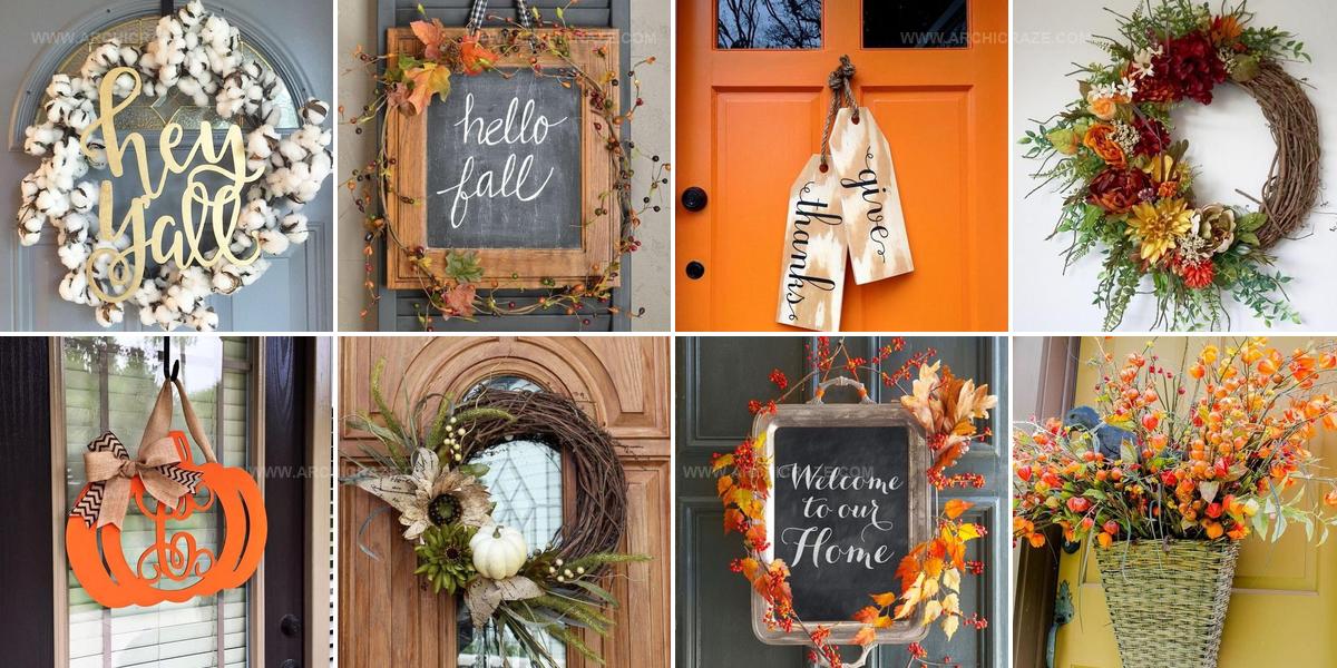 9645645 Fall Door Decor Ideas