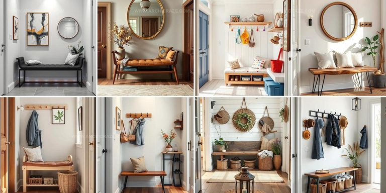 1242052 Tall Entryway Bench Ideas