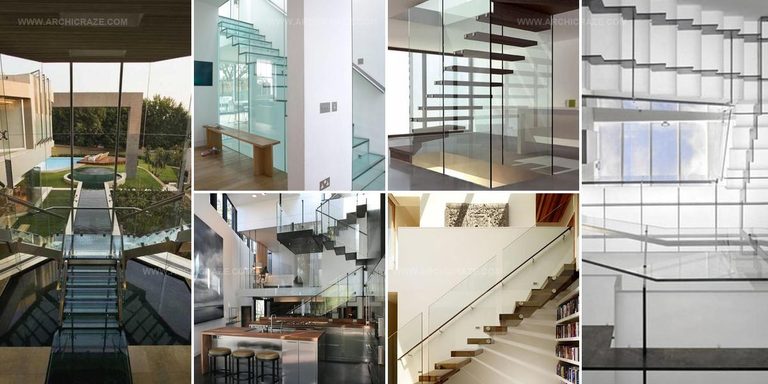 3731592 Glass Staircase Design Ideas