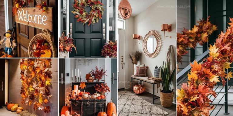 2027293 Elegant Autumn Decor for Entryway Ideas