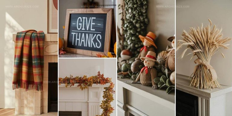 1565341 Cozy Thanksgiving Fireplace Decor Ideas
