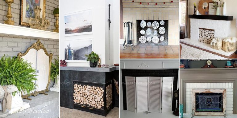 5506934 DIY Fireplace Screen Ideas