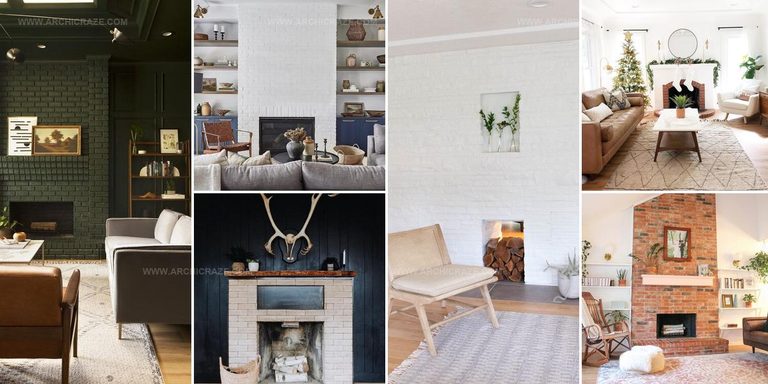 4581991 Cozy Brick Fireplace Ideas
