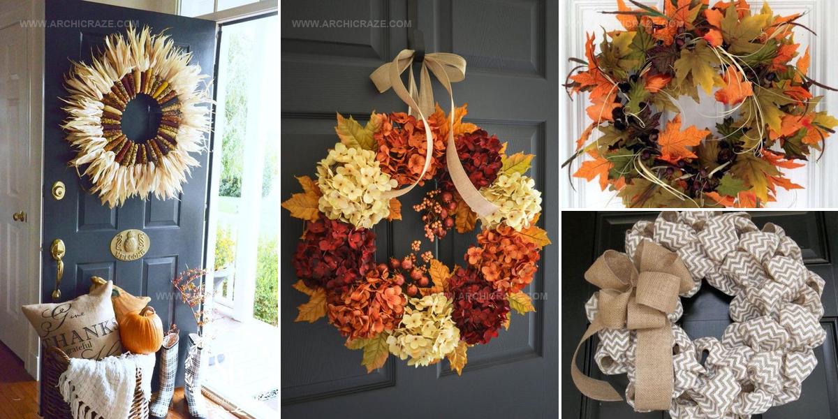 1688693 Fall Front Door Wreath Inspiration