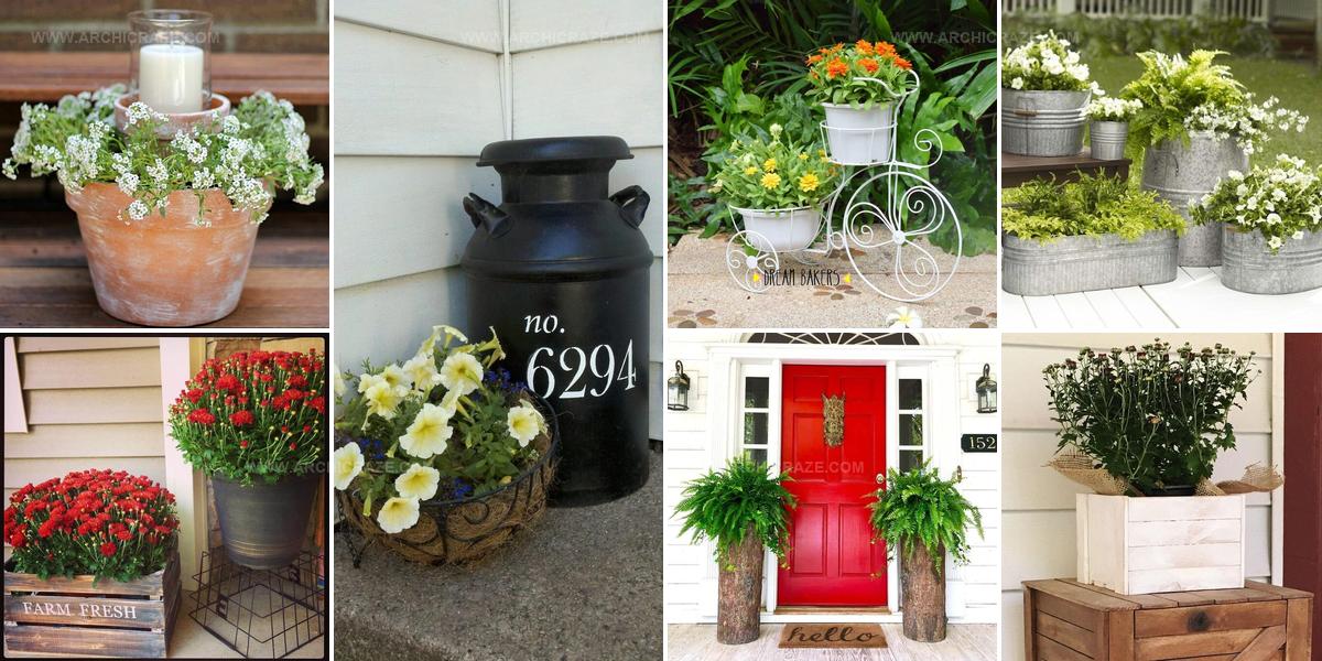 2874426 Front Door Flower Pot Inspiration