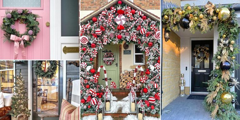 9890400 Christmas Door Decoration Styles