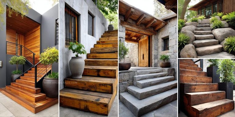 6664647 Stylish DIY Outdoor Stairs Ideas
