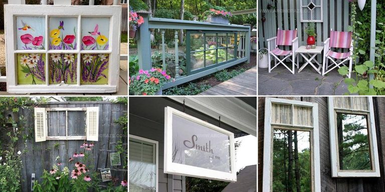 8467120 Old Window Outdoor Decor Inspiration