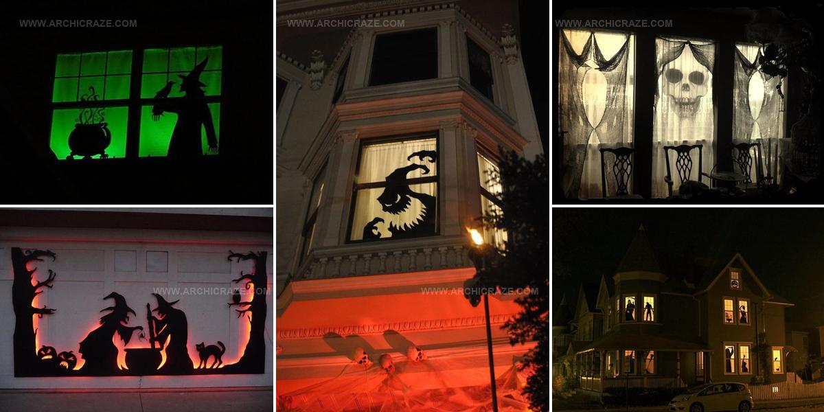 7796977 Halloween Window Silhouette Ideas