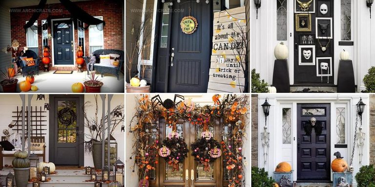 7375125 Halloween Front Door Decor Ideas