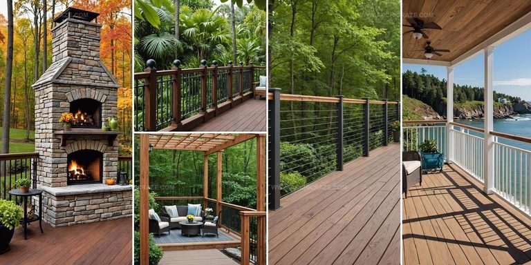 5965955 Awesome Backyard Deck Railing Ideas