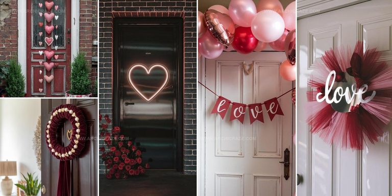 1180608 Backyard Valentines Door Decoration Ideas