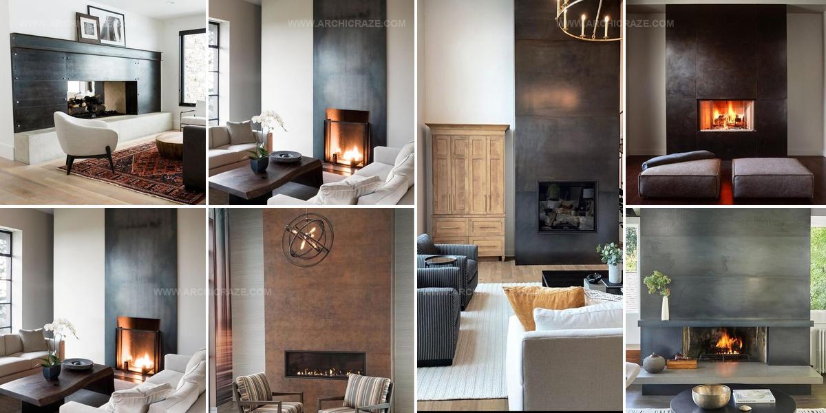 7299307 Metal Fireplace Styles