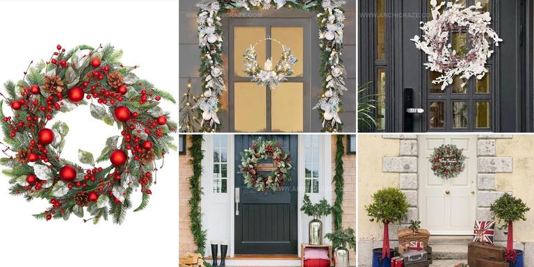 3952515 Winter Front Door Wreath Ideas