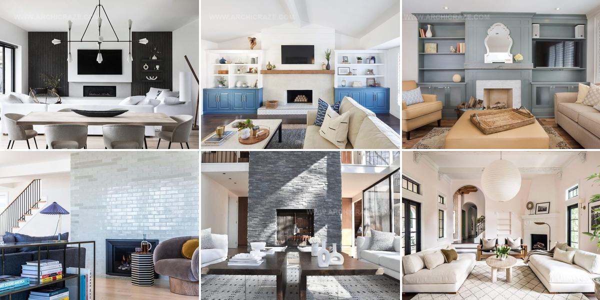 9116526 Refreshing Modern Fireplace Ideas