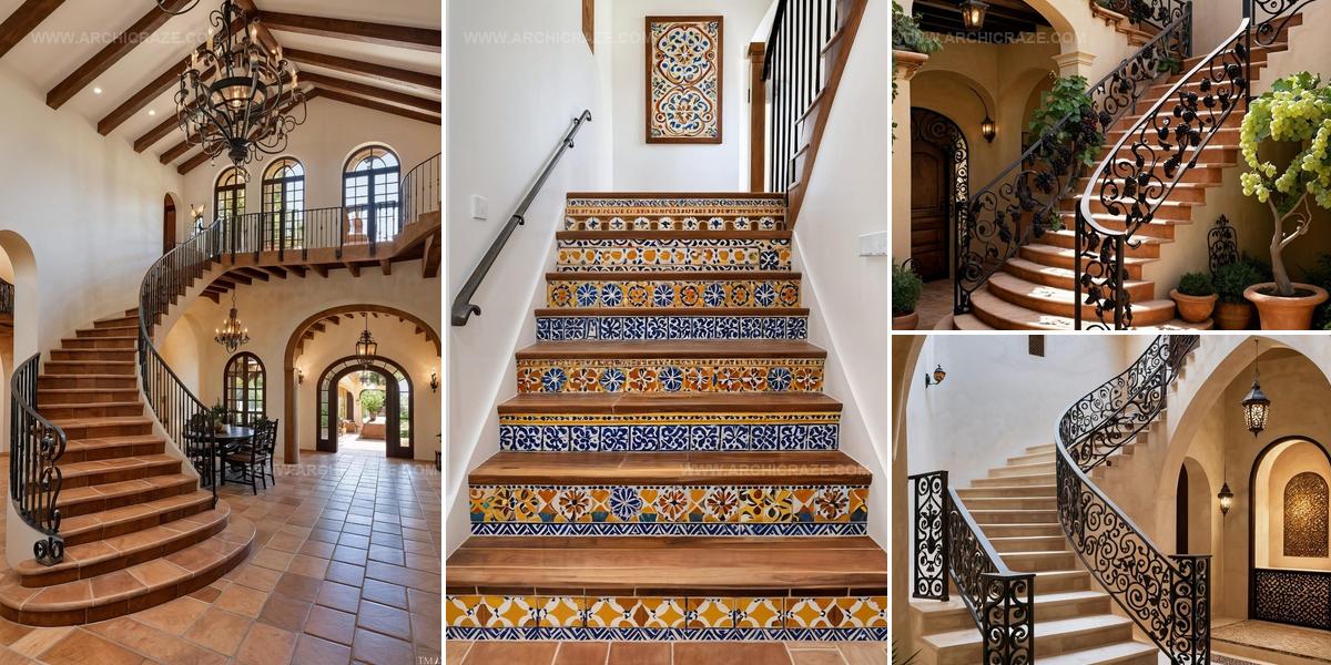 8426662 Elegant Hacienda Staircase Interior Designs