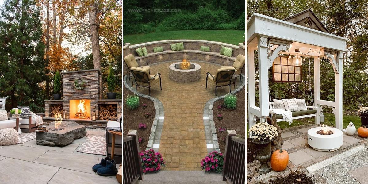 2587652 Flagstone Patio Fire Pit Ideas