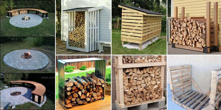 6740032 DIY Firewood Rack Styles
