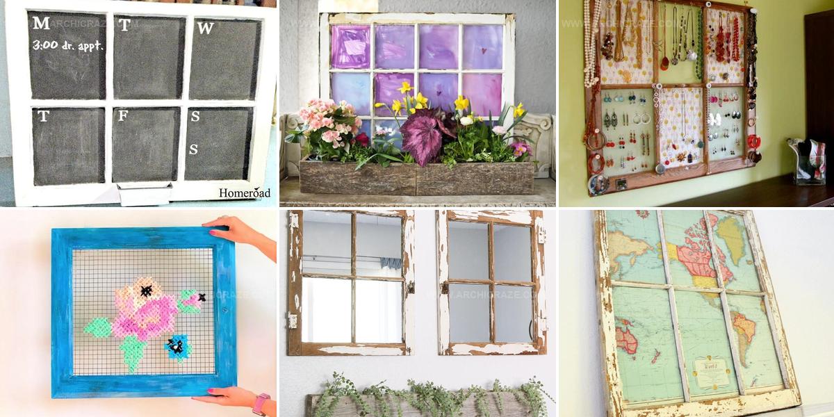 2212207 DIY Old Window Project Ideas