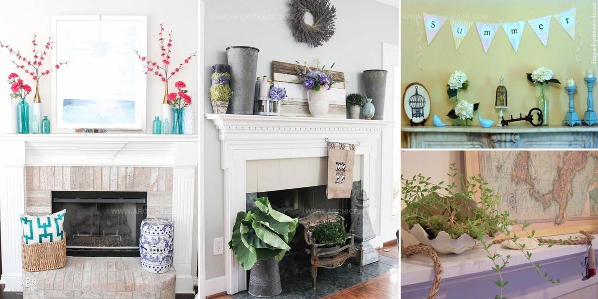 7133217 Summer Mantel Decor Styles