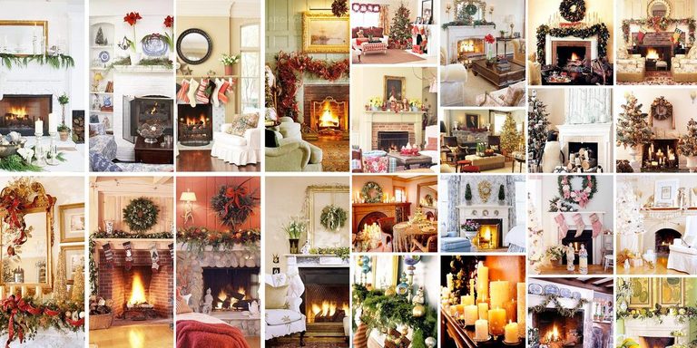 7840924 Christmas Mantel Decoration Styles