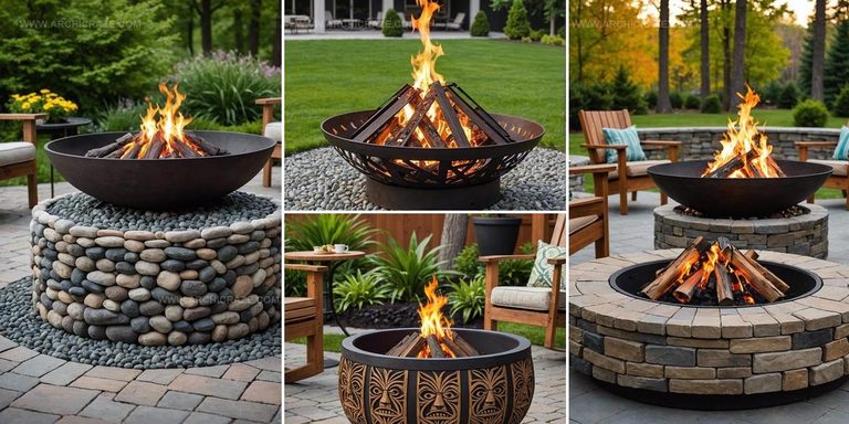 2028109 Modern Outdoor Fire Pit Ideas